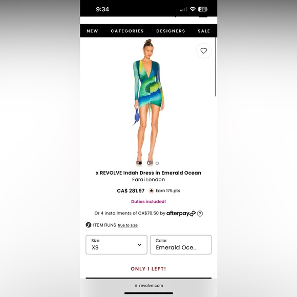 Farai London Indah Mesh Dress - XS - Picture 3 of 6